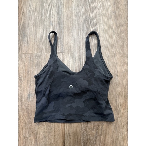 lululemon athletica Tops - Lululemon Align Tank Top Womens 6 Heritage 365 Camo Deep Coal‎ Multi Yoga
